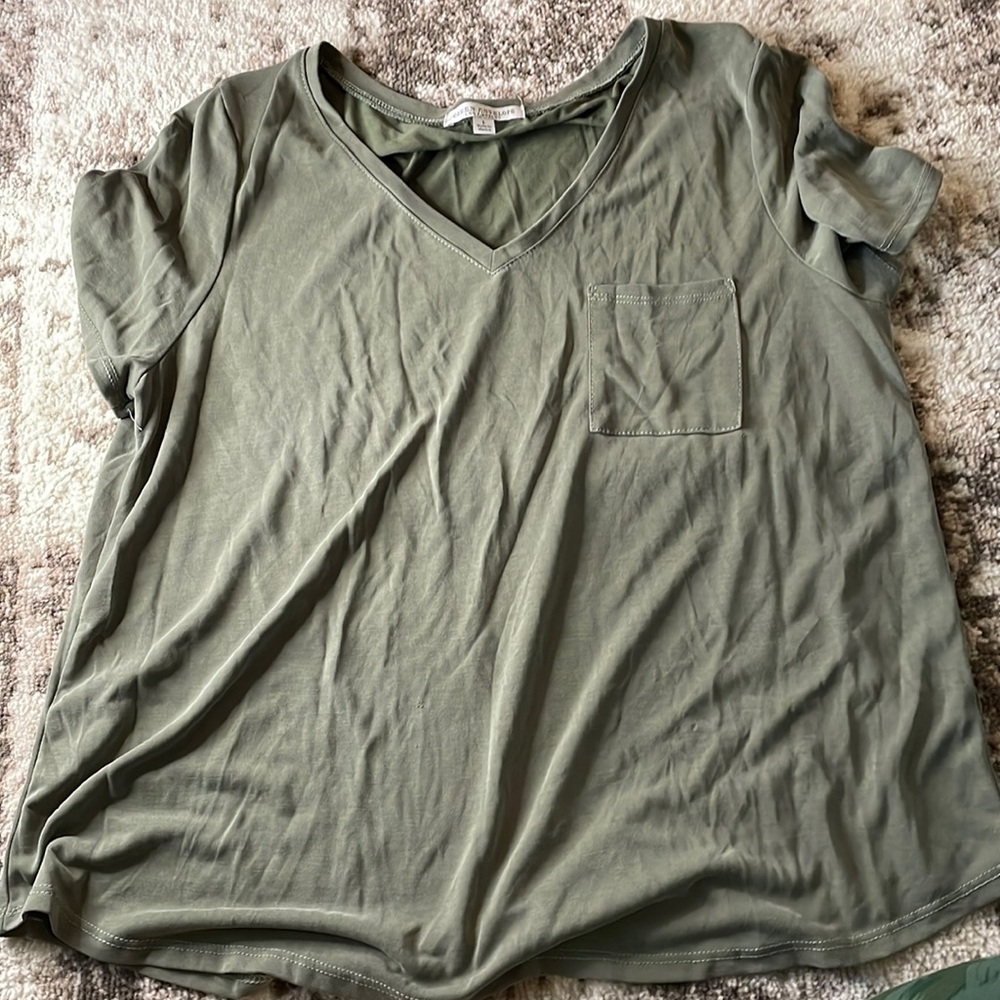 Army Green Pocket Tee